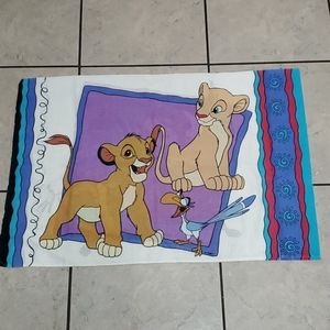 Disney lion Vintage pillowcase